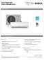 Bosch Climate 5000 Ductless Minisplit System