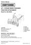 42- 2 STAGE SNOW THROWER TRACTOR ATTACHMENT