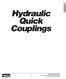 Hydraulic. Quick Couplings