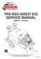 TRS-SSG E/G SERVICE MANUAL