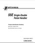 55E Single-Double. Pallet Handler ARTS MANUAL. cascade. Product Identification Numbers 55E-FD E-FD-570. Manual Number R-1