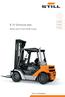 R R R R 70 Technical data. Diesel and LP Gas forklift trucks. first in intralogistics