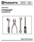 Illustrated Parts List I Ride Mower YTH2242T. Repair Parts Manual