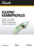 FLEXPRO KAMMPROFILES Flexpro - The versatile gasket with three key features: compressibility, low stress, convenience.