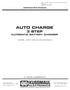 AUTO CHARGE 3 STEP AUTOMATIC BATTERY CHARGER