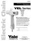 Electric Chain. YEL Series. Operating, Maintenance & Parts Manual. Follow all instructions and warnings for YJL680-2