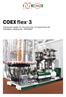 Coextrusion system for the production of 3 layer blown film FLEXIBILE MODULAR EFFICIENT