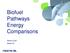 Biofuel Pathways Energy Comparisons. Steven Gust Neste Oil