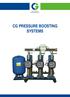 CG PRESSURE BOOSTING SYSTEMS