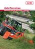 Aebi Terratrac. Implement carrier for steep slopes - municipal