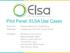 Pilot Panel: ELSA Use Cases