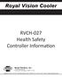 RVCH-027 Health Safety Controller Information