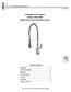 Installation Instructions Model: AB Single-Lever Pull-out Kitchen Faucet
