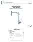 Installation Instructions Model: AB Single-lever Pull-down Spray Faucet