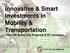 Innovative & Smart Investments in Mobility & Transportation * The VW Green City Proposal & EV carshare* CITY OF LOS ANGELES