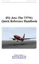 ifly Jets: The 737NG Quick Reference Handbook Revision Number: 3 Revision Date: July 26, 2010