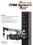 product guide contents features Industrial Hydraulic Crane Features 2 Specifications 3
