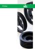 On the market there are various types of V-belts, among which, the most 'widespread are: by SIT and shown in this catalogue are suitable to be used