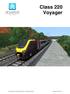 Class 220 Voyager. Copyright Dovetail Games 2015, all rights reserved Release Version 1.0
