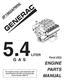 5.4 liter ENGINE PARTS MANUAL GAS 0F1960APMNL. Ford (G3)
