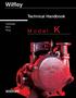 Wilfley. Model. Technical Handbook. Centrifugal Slurry Pump