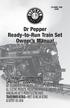 Dr Pepper Ready-to-Run Train Set Owner s Manual