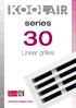 series Linear grilles