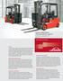 Electric Forklift Trucks 3500 and 4000 lb. Capacity E20 C/P SERIES 346