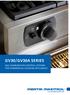 GV30 / GV30A SERIES GAS COMBINATION CONTROL SYSTEMS FOR COMMERCIAL COOKING APPLIANCES.