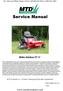 Service Manual.  White Outdoor ZT 17. MTD Products LLC - Product Training and Education Department FORM NUMBER /2004