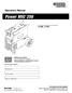 Power MIG 256. Operator s Manual. IM10096 Issue D ate Jan-18 Lincoln Global, Inc. All Rights Reserved.