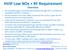 HVIP Low NOx + RF Requirement
