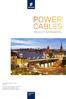 POWER. CABLES Product Information