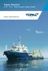 Topaz Resolve 51 M - DP 2 - Multi-Purpose Supply Vessel. Vessel Specifications