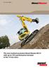 The new tracked excavator Menzi Master M515 with up to 70% performance increase in the 14-ton class.