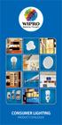 CONSUMER LIGHTING PRODUCT CATALOGUE