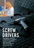 SCREW DRIVERS TORQUE CONTROL SCREWDRIVERS CUSHION CLUTCH TYPE SCREWDRIVERS OIL-PULSE TYPE SCREWDRIVERS IMPACT SCREWDRIVERS DIRECT DRIVE SCREWDRIVERS
