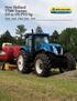 New Holland T7000 Tractors 135 to 195 PTO hp T7030 T7040 T7050 T7060 T7070