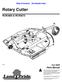Rotary Cutter RCR2660 & RCR P Parts Manual. Copyright 2017 Printed 08/14/17