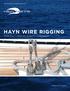 PROFESSIONAL PARTNER EDITION HAYN WIRE RIGGING MANUFACTURER OF QUALITY HARDWARE