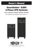 Owner s Manual. SmartOnline S3MX 3-Phase UPS Systems