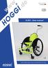Made in Germany by HOGGI. CLEO - User manual. Ultra lightweight active wheelchair for kids. Partnering together to mobilise kids