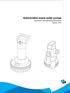 Submersible waste water pumps. Installation and operating instructions Series: DVV