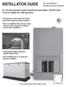 INSTALLATION GUIDE. For Carrier/Bryant Residential Power Systems