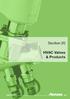 Section 20. HVAC Valves & Products