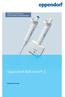 N) manual. Register your instrument!  Eppendorf Reference 2. Operating manual