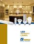 Table of Contents. PAR Series Indoor Reflectors Mini Reflectors A-Shape & Globe Decorative Candelabras...