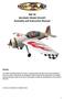 YAK 54 Aerobatic Model Aircraft Assembly and Instruction Manual
