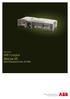 Product brochure. ABB Fusegear SlimLine XR. Switch Disconnector Fuse, A