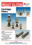 Cartridge Filters. Visit  for the most recent and complete information on our full line of products